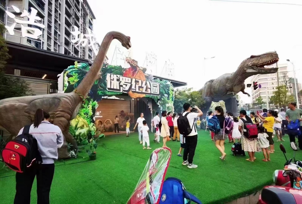 河南大型互动恐龙模型出租厂家