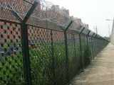 监狱外墙隔离网 看守所巡逻道网墙 防攀爬钢网墙