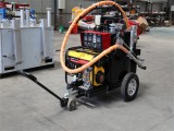 沥青灌缝机 牵引式100L柴油灌缝机 灌缝美观均匀顺畅