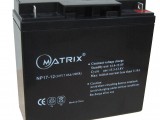MATRIX蓄电池NP17-12规格参数12V17AH