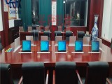 乌鲁木齐 计算机教室翻转桌 触摸升降显示器 升降式电脑一体机