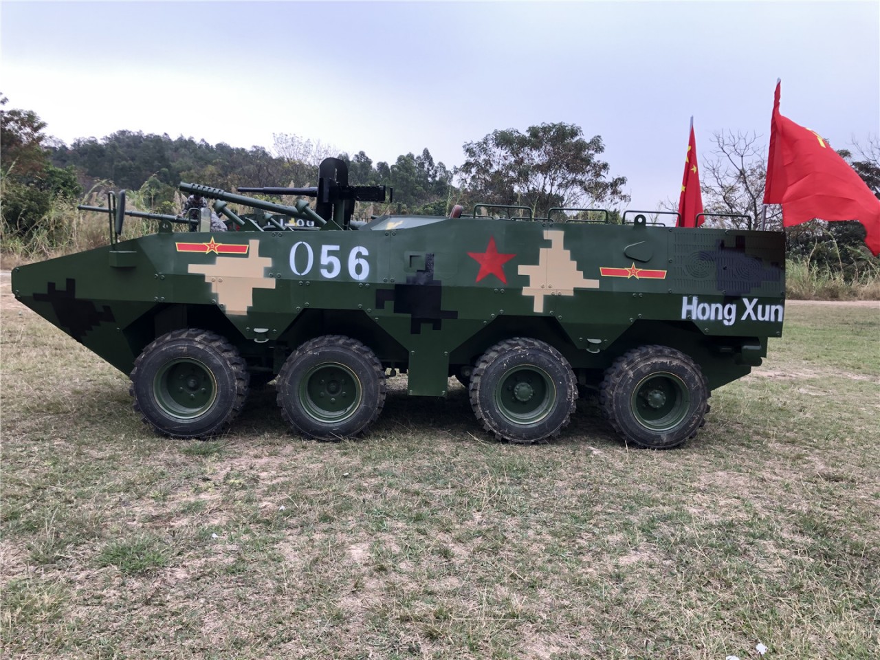 国防教育基地装甲车模型出售