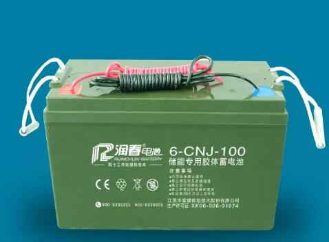 润春电池6-CNJ-100 12V100Ah太阳能发电用