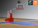 竞赛级弹性平衡移动式篮球架 金陵移动式篮球架