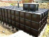 定制bdf泵房一体化地埋消防水池 热镀锌钢板水箱方形拼接式蓄水池