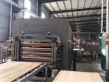 9.8-13.2米测压全竹车厢底板热压机生产线 集装箱底板