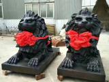 哈尔滨铜狮子雕塑 铜雕狮子 景观铜狮子雕塑